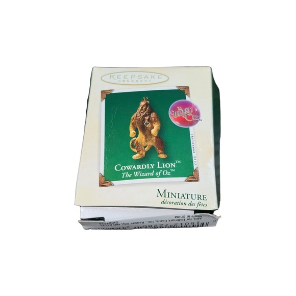 Hallmark Keepsake Ornament 2003 MINIATURE Cowardly Lion Wizard Of Oz - Picture 2 of 12
